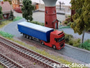 spur (N) DAF XF-95 Zugmaschine & Schiebeplanenauflieger Modell