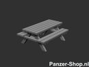 spur (N) Scenery Set 54, 4 Picknicktische Modell