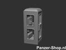 spur (N) Scenery Set 63, 6 Deutschen Bundespost Telefonzellen Modell