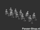 spur (N) Wehrmacht Satze 6 | Sitzende Soldaten Modell