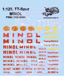 spur (TT) MINOL Decals Modell