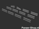 spur (TT) Scenery Set 61, Betonbarrieren Modell