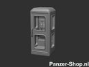spur (TT) Scenery Set 63, 6 Deutschen Bundespost Telefonzellen Modell